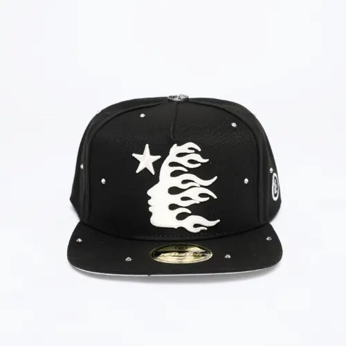 Hellstar Starry Night Fitted Hat Black