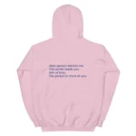 Pink The Person in Front of You Hoodie