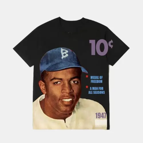 Black Barriers Jackie Robinson T-shirt