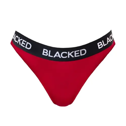 Red Blacked Vixen 10th Anniversary Thong Panty